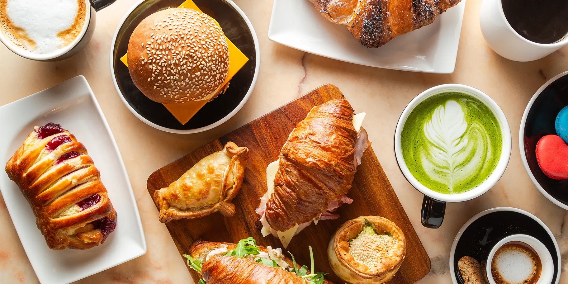 Fresh breakfast, coffee, and baked goods prepared for catering in Toronto by The Rosemount Café.
